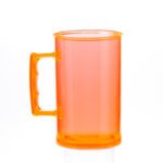 CANECO CHOPP LARANJA FLUORESCENTE