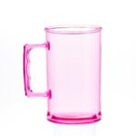 CANECO CHOPP ROSA CRISTAL